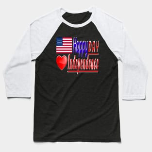 4TH OF JULY Independence Day in the United States Baseball T-Shirt